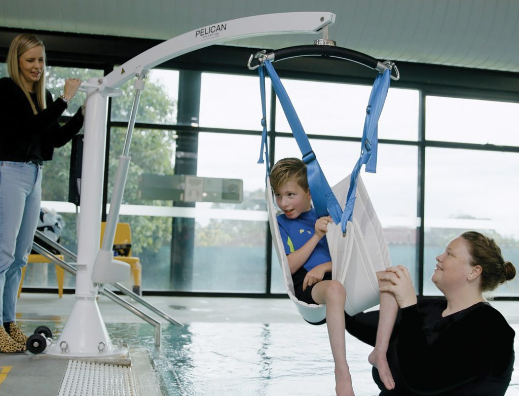 Pelican pool hoist